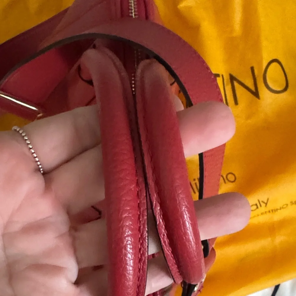 Valentino Deep Red Satchel - Picture 11 of 16